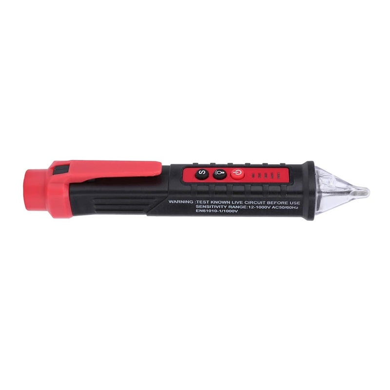 Non Contact Voltage Tester Pen NCV Sensor 12V 48V 1000V Selectable With Sound Light Alarm Black - Image 5